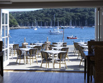 photo of Terrace at the Old Quay House Hotel in Fowey